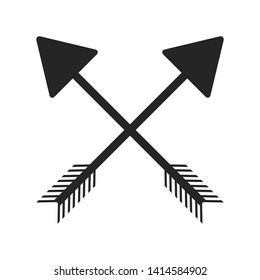 cross arrows or bows symbol