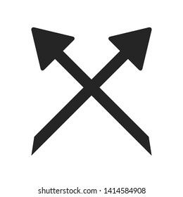cross arrows or bows symbol