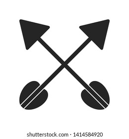 cross arrows or bows symbol