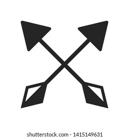 cross arrows or bows symbol