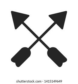 cross arrows or bows symbol