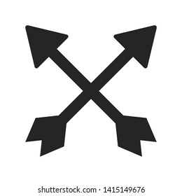 cross arrows or bows symbol