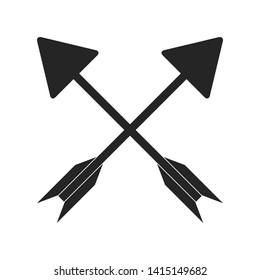 cross arrows or bows symbol