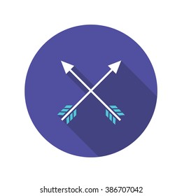 cross arrows icon. vector illustration