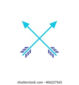 cross arrows icon. vector illustration