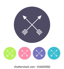 cross arrows icon. vector illustration