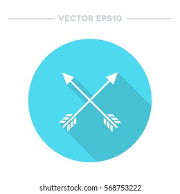 cross arrows icon. vector illustration