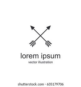 cross arrows icon. vector illustration