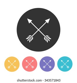 cross arrows icon. vector ilustration