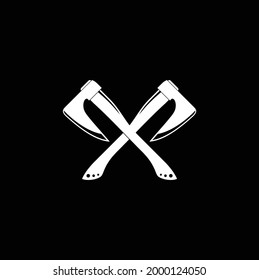 Ilustración del vector de visión de ejes cruzados en fondo negro
