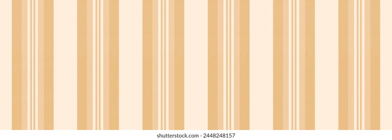 Vertical de rayas de fondo cruzado, Vector textil de tela de aislamiento. Patrón de textura de líneas de dama sin fisuras en color blanco y naranja antiguo.