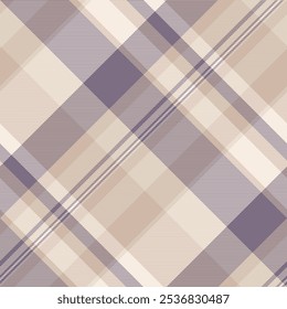 Cross background textile seamless, 60s tartan plaid check. No people texture fabric vector pattern in light and pastel colors palette.