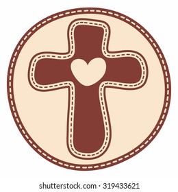 Cross badge