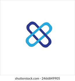 cross band logo design for web use