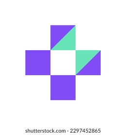 Cross bolt medical energy logo design