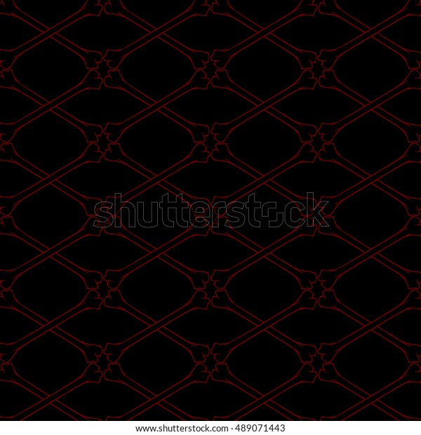 Cross bones knuckle
pattern. Background for prints, stickers and decor element of hot
rods and bikes.