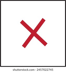 cross box icon design shap eps