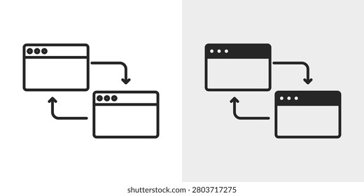 Cross Browser Icon represents compatibility across web browsers.