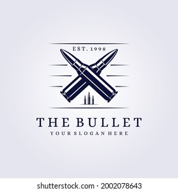 cross bullet logo vintage abstract modern vector illustration design