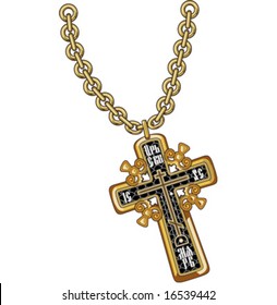 cross and chain
