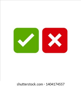 Cross Check Mark Symbol Icon Vector