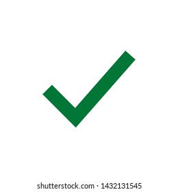 Cross and Check mark symbol vector icon illustration