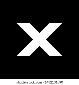 Cross and Check mark symbol vector icon illustration