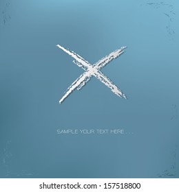 Cross Check mark symbol,vector