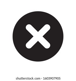 cross checkmarks isolated icons set. Vector illustration on white background