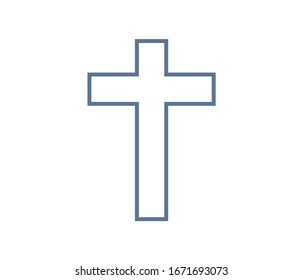 Kreuzkreuz der Christussymbol-Vektorillustration