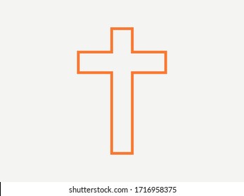cross of Christ icon vector