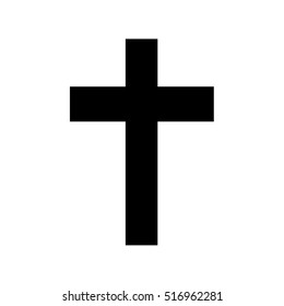 Cross. Christian Symbol. Vector illustration.