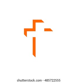 Cross Church Jesus Christ Logo Vector