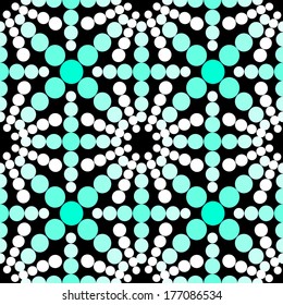 cross circles smoothly changing color