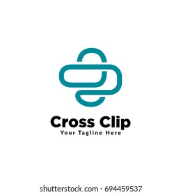 cross clip logo