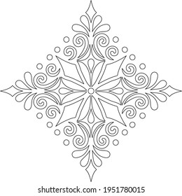 Cross Coloring Suitable Decoration Doodles Sketch Stock Vector (Royalty ...