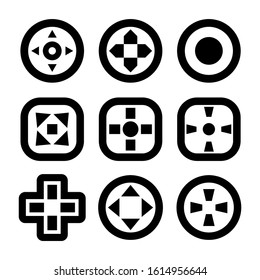 cross control icon isolated sign symbol vector illustration - Collection of high quality black style vector icons
