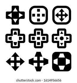 cross control icon isolated sign symbol vector illustration - Collection of high quality black style vector icons
