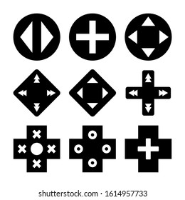 cross control icon isolated sign symbol vector illustration - Collection of high quality black style vector icons
