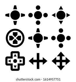 cross control icon isolated sign symbol vector illustration - Collection of high quality black style vector icons
