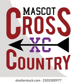 Cross Country, Cross Country Archivos de corte para todo su trabajo de elaboración, diseño de equipo de campo a través, ideal para la camiseta