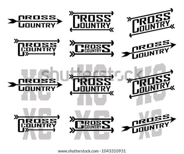 Cross Country Designs is an\
illustration of twelve designs for cross country runners in\
schools, clubs and races. Great for t-shirt, flyers and school\
designs.