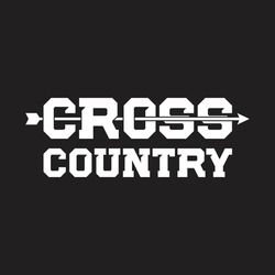 Cross Country T Shirt Design Vector