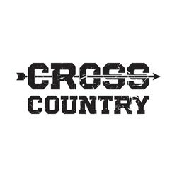  Cross Country T Shirt Design Vector