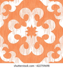 Cross damask pattern seamless background tile
