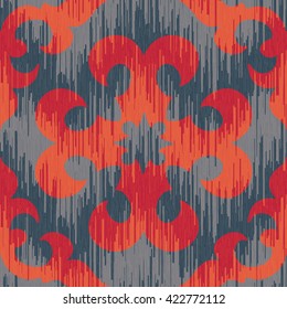 Cross damask pattern seamless background tile