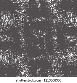 Cross detail. Distressed fabric texture. Monochrome. Vector illustration. 