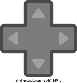 Teclas interdireccionales en el controlador de juegos.