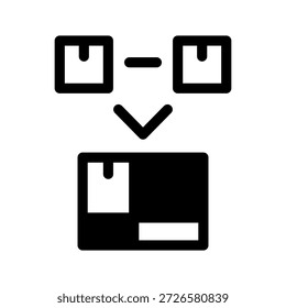 Ilustración de diseño de símbolo de Vector de icono de acoplamiento cruzado