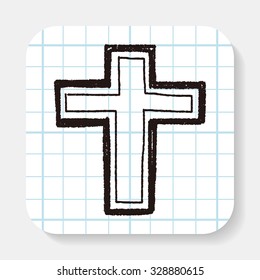 cross doodle